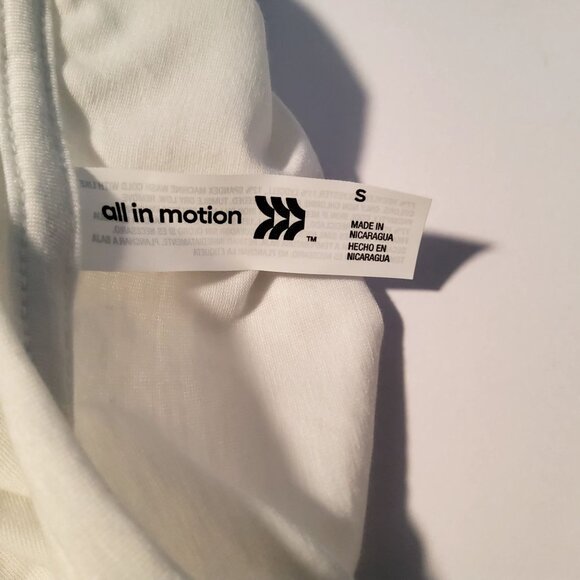 All In Motion Womens White Performance Muscle Tank Top Versatile for gym Size S - Picture 4 of 7